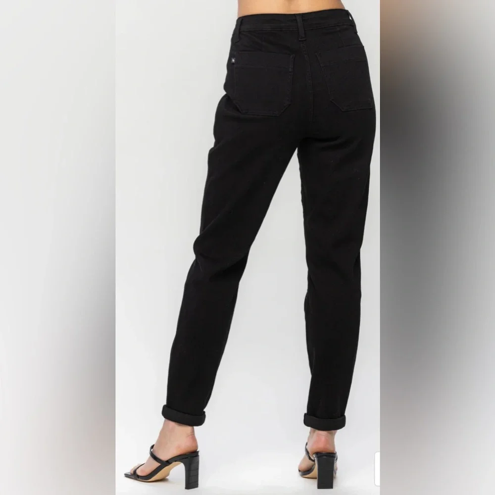 Judy Blue Jet Black Jogger Jeans Size 31 Style JB88700‎